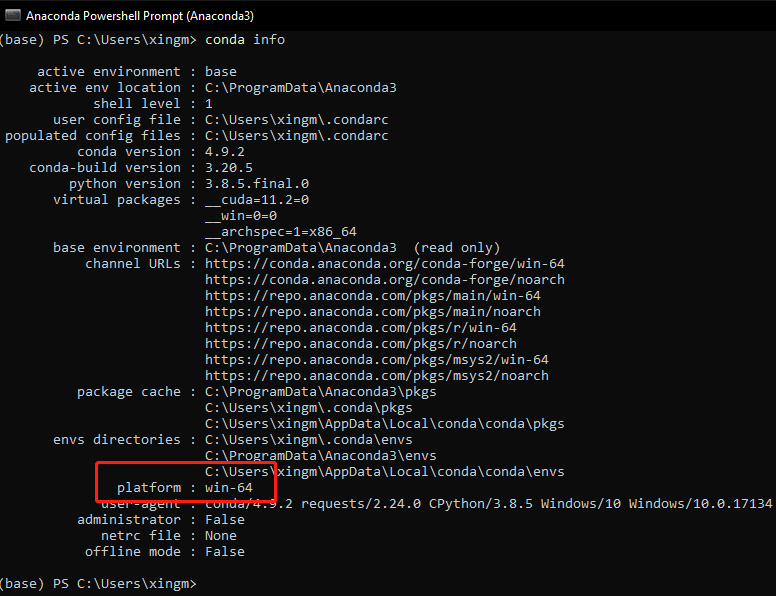 Check Conda version